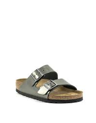 birkenstock arizona metallic leather soft footbed regular width