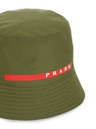 Prada Logo Patch Bucket Hat Farfetch In 2020 Patch Logo Prada Hats