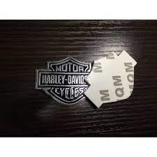 Motorcycles Harley Davidson Chrome Cycles Body Tank Emblem Badge Acrylic Sticker Shopee Malaysia