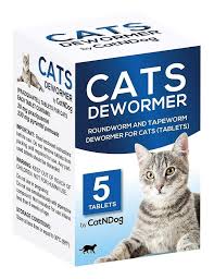 Catndog Cat Wormers Cats Dewormer Round And Tapewormer Tablets For Cats 5 Pc Catndog Cat Dewormer Cats For Sale Wet Cat Food
