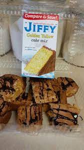 Easy Yummy Chewy Bars Recipe On Back Of Jiffy Yellow Cake Mix Box Yellow Cake Mixes Bars Recipes Desserts