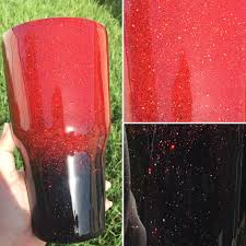Black And Silver Ombre Tumbler Excited To Share This Item From My Etsy Shop 30oz Red And Black Ombre Custom Glitter Tumbler Travel Mug With Images Glitter Tumbler Custom Glitter Glitter Tumbler Cups