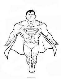 School's out for summer, so keep kids of all ages busy with summer coloring sheets. Drawing Superman 83655 Superheroes Printable Coloring Pages