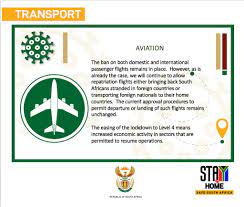 South africa is now in level 4 of the coronavirus national lockdown. Risk Adjusted Strategy Level 4 Road Rail Maritime Aviation Guidelines Information Sa Corona Virus Online Portal