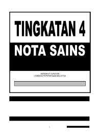 Diharap dapat membantu para pelajar memahami topik ini terutamanya kepada. Tingkatan 4 Nota Sains Kssm Bab 1 3 2020