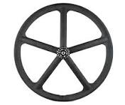 Santafixie 5 Spoke Rear Single-Speed Wheel - Matte Black