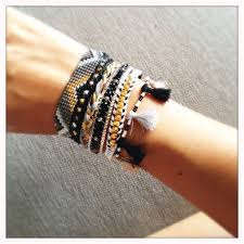Diy Bracelet Inspiration Hipanema Bijoux Bracelet Perle Bijoux Bricolage