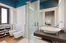 Mosaico azzurro sfumatura bisazza 20×20 mm. Bagno Con Piastrelle A Mosaico Foto Idee Arredamento Luglio 2021 Houzz It