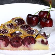 Easy Cherry Clafoutis A Classic Rustic French Recipe Using Summer S Fresh Cherries It S So Smooth And Melts In Your Mo Video Cherry Clafoutis Food Dessert Recipes