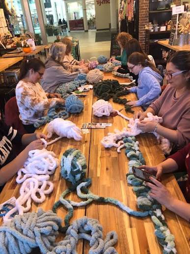 Chunky Knit Throw Blanket Making (Burlington)