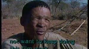 Nǃxau, alternative spelling gcao tekene çoma or coma; Jamie Uys N Xau Interview San Bushman From The Gods Must Be Crazy 1994 Youtube