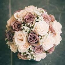 Delight loved ones on your special occasion! Rose Gold Wedding Flowers Dusty Rose Blush Pink Roses Rose Wedding Bouquet Wedding Bouquets Dusty Rose Wedding