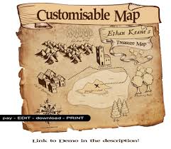 Free for commercial use no attribution required high quality images. Old Treasure Map Printable Customisable Etsy