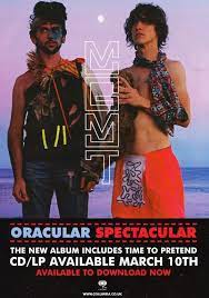 16 x 24 inch poster for the 2010 mgmt show at l.a.'s greek theatre. Mgmt Oracular Spectacular Poster Prints4u