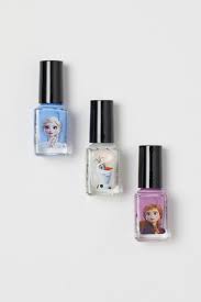 Mit alten hausmitteln lassen sich viele flecken entfernen. 3er Pack Peel Off Nagellack Hellblau Eiskonigin Kids H M De