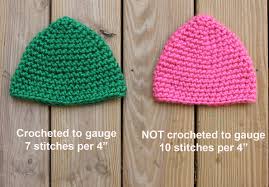 Knit until your swatch is about 6 inches tall, to give you a large swatch to measure. Crochet Gauge 101 Why Gauge Matters And How To Match It