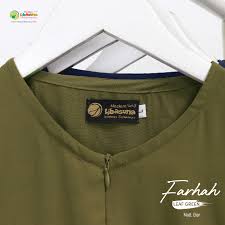 Disamping itu kekurangan dari kain organza adalah mudah rusak. Gamis Farhah Dewasa Moslem Libasuna