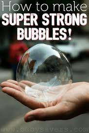 Super Strong Bubbles Recipe With Simple Ingredients Fun Summer Activities Bubble Recipe Bubbles