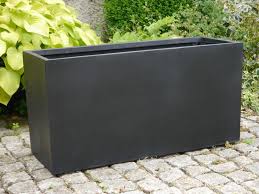 Mega Pflanztrog Pflanzkubel Blumenkubel 120x50x55cm Der Bundesgartenschau Fiberglas Edel Schwarz Gunstig Online Von Eastwest Pflanzen Pflanzkubel Garten