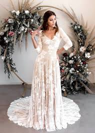 Classic long sleeves, plunge neck, backless, sparkle beaded lace bodice, sparkle mesh ball gown, boho chic, modern wedding dress, gina gown. 340 Long Sleeve Wedding Dresses Ideas In 2021 Wedding Dresses Bridal Gowns Long Sleeve Wedding