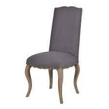 The dining room is made for get togethers. Cabriole Grey Upholstered Dining Chair Furniture La Maison Chic Luxury Interiors
