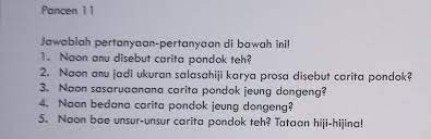 Tema carpon biasanya tentang masalah keluarga, masalah sosial, kaagamaan, atau masalah pendidikan. Sunda Pance 11 1 Naon Anu Di Sebut Cerita Pondok Teh 2 Naon Anu Jadi Ukuran Salasahiji Karya Brainly Co Id