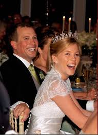The tiara was a wedding present from prince phillip's mother, princess andrew of greece and denmark, to the future queen elizabeth ii. Peter Phillips And Autumn Kelly Royal Brides Royal Wedding Gowns Royal Wedding Dress