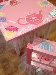 Custom Order For Terri Etsy Tea Party Table Kitchen Drawing Childrens Tea Party