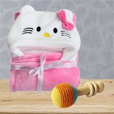 Shop online baby bath towels at lowest prices in india on quickdry.in with free shipping. Send Marvelous Wrapper Baby Bath Towel With Rattle Toy Br To Kerala India Page Details Keralaflowersgifts Com