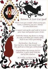 Check spelling or type a new query. Lost Cat Spell Wiccan Spell Book Witch Spell Book Witchcraft Spell Books