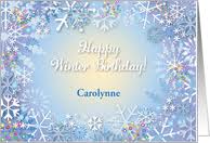 Postcard photos of winter scenes (perhaps with your birthday child posing against a winter backdrop) are another option for simple, winter party invitations. Winter Birthday Cards From Greeting Card Universe