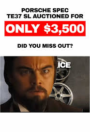 Porsche Spec Volk TE37 SL Sold for Just $3,500!