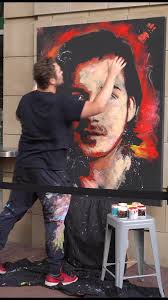 Painting Morgan Wallen!!! #morganwallen #country #art