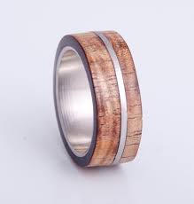 Wood Wedding Ring Koa Ring Titanium Wood Band Mens Wedding Etsy Wood Wedding Ring Men S Wedding Ring Titanium Wedding Rings