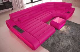 Die bestellung erfolgte im juli 2015. Ledersofa Concept Als U Form Wohnlandschaft Mit Ottomane