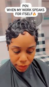 Book the look ladies !!!!, Nikkilee.booksy.com, #dfwhairstylist , #pixiecut  , #waves , #classywaves , #healthyhair , #shorthair #cutlife #moderncut