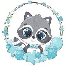 Baby Boy Animal With Wreath Clipart Png Eps Jpeg Cute Elephant Clip Art Animal Portrait Elephant Clip Art Cute Animal Drawings Animal Clipart
