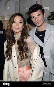 Paris, France on September 29, 2022. Ashley Park and Paul Forman attending  the Off-White Womenswear Spring/Summer 2023 show as part of Paris Fashion  Week in Paris, France on September 29, 2022. Photo