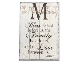 Quality is fabulous and script is beautiful. Bless The Food Personalized Dining Room Sign Rusticly Inspired Signs