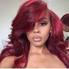 Top 100 Cute Black Girl Hairstyles Photos Red Hair This Fall I Say Yesssss Blackhairtrendz Redhair Fall Hairstyles Hai Hair Wig Hairstyles Hair Waves