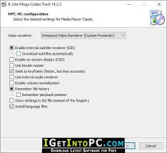 This lite version does not include media player classic. K Lite Mega Codec Pack 14 4 5 Free Download