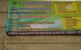Lowongan kerja bumn pt berdikari. Lowongan Kerja Majalaya 2020 Di Pabrik Pt Jiale Indonesia Garment Loker Karir Cute766