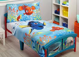 38 items found from ebay international sellers. Disney Finding Dory 4 Piece Toddler Bedding Set Blue Orange Yellow Baby Amazon Com