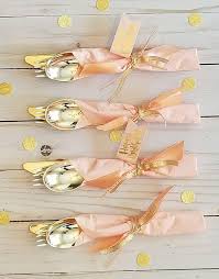 Blush Bridal Shower Decor Flatware And Cutlery Blush Party Decorations Blush Gold Brida Pink Party Decorations Pink And Gold Birthday Party Pink Birthday Party