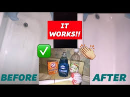 The ratio of baking soda to vinegar to clean drains isn't an exact science; How I Clean My Bathtub Dawn Baking Soda Vinegar Does It Work Youtube