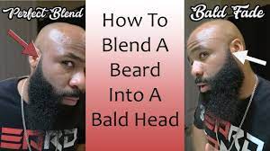 Take your beard trimmer, and trim with the grain (down your sideburns from top to bottom). How To Blend Your Beard Into A Bald Head Bald Fade Youtube