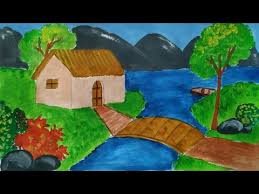 Here presented 53+ beautiful scenery drawing images for free to download, print or share. Download How To Paint A Beautiful House Dream House Scenery Drawing And Painting Painting In Hindi Mp4 Mp3 3gp Naijagreenmovies Fzmovies Netnaija