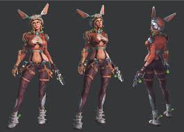Bunny Girl Leslie S Mentorship By Mateo Fernandez Armenta Portrait 2d 3d Model Character Character Design Character Inspiration