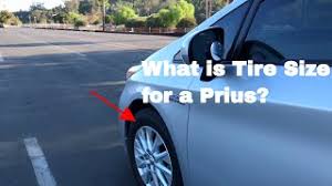 Front tire size rear wheel size (inches) What Is Toyota Prius Tire Size Youtube