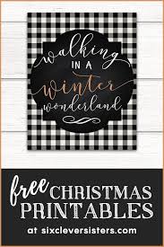 Black And White Buffalo Plaid Classroom Decor Free Christmas Printables Buffalo Plaid Check Free Christmas Printables Plaid Christmas Decor Pallet Christmas